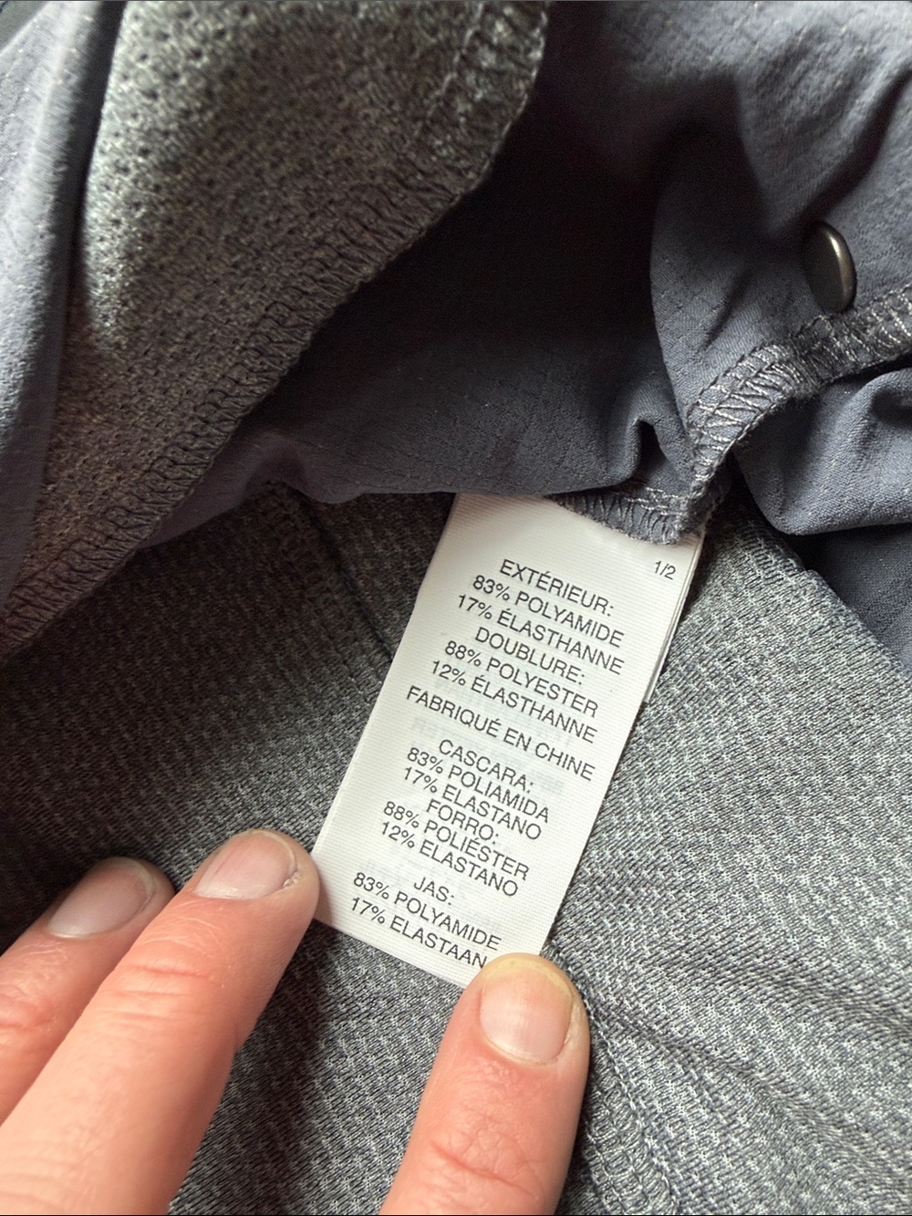 Vuori lightweight active skort, slate grey/blue, Sz. small - NWOT - Picture 8 of 10